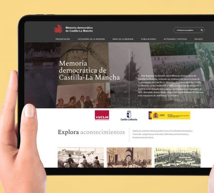Memoria Democrática - web tablet