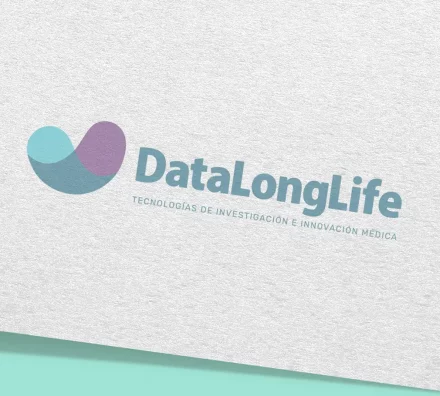 Datalonlife. Diseño de logotipo