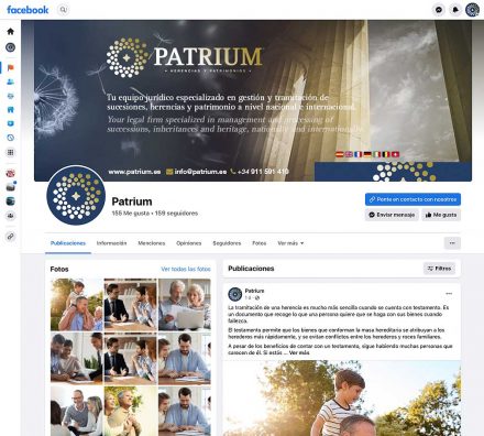 Patrium - Redes sociales - facebook