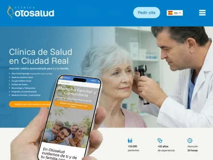 Clínica Otosalud. web responsive