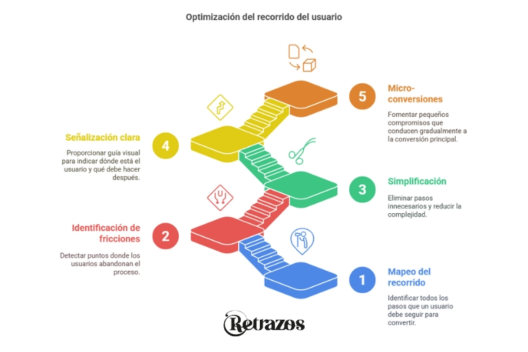 Convertir visitantes en clientes. Optimización del recorrido del usuario