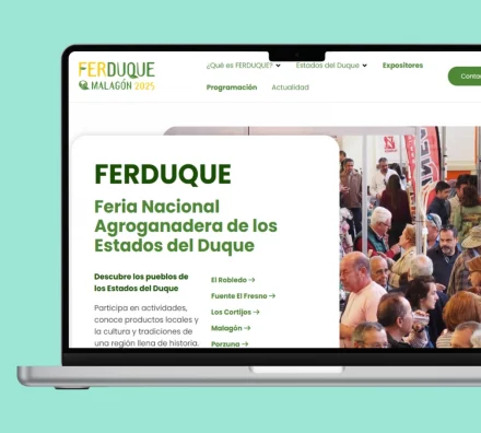 Ferduque. Diseño web