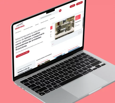 Merfinsa. Diseño web