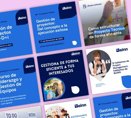 Beinn. Gráficas para social media