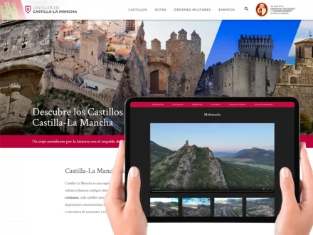 Catillos de Castilla-La Mancha. Diseño web